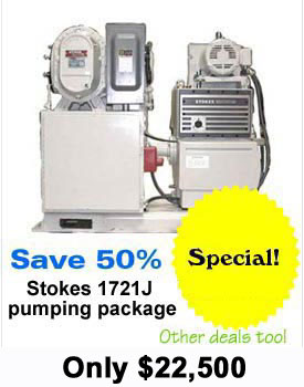 Click to learn how to save 50% on Stokes Microvac Pumps